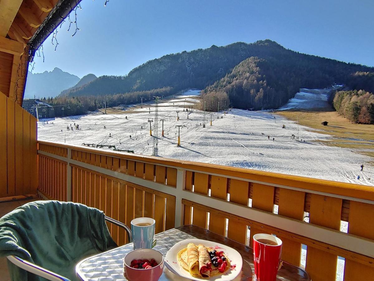 קרנייסקה גורה Apartma Soncek, On The Ski Slopes, Balcony, Private Parking מראה חיצוני תמונה
